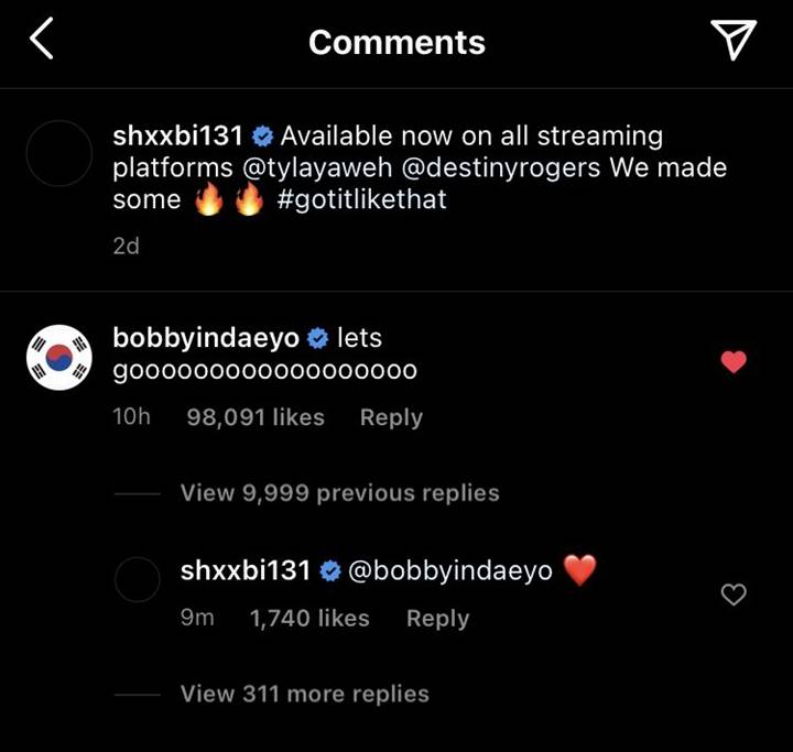 Interaksi Bobby iKON dan B.I