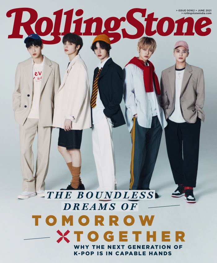 Tampil Memikat di Sampul Majalah Rolling Stones India, TXT Bicara Soal Musik Hingga Album Baru