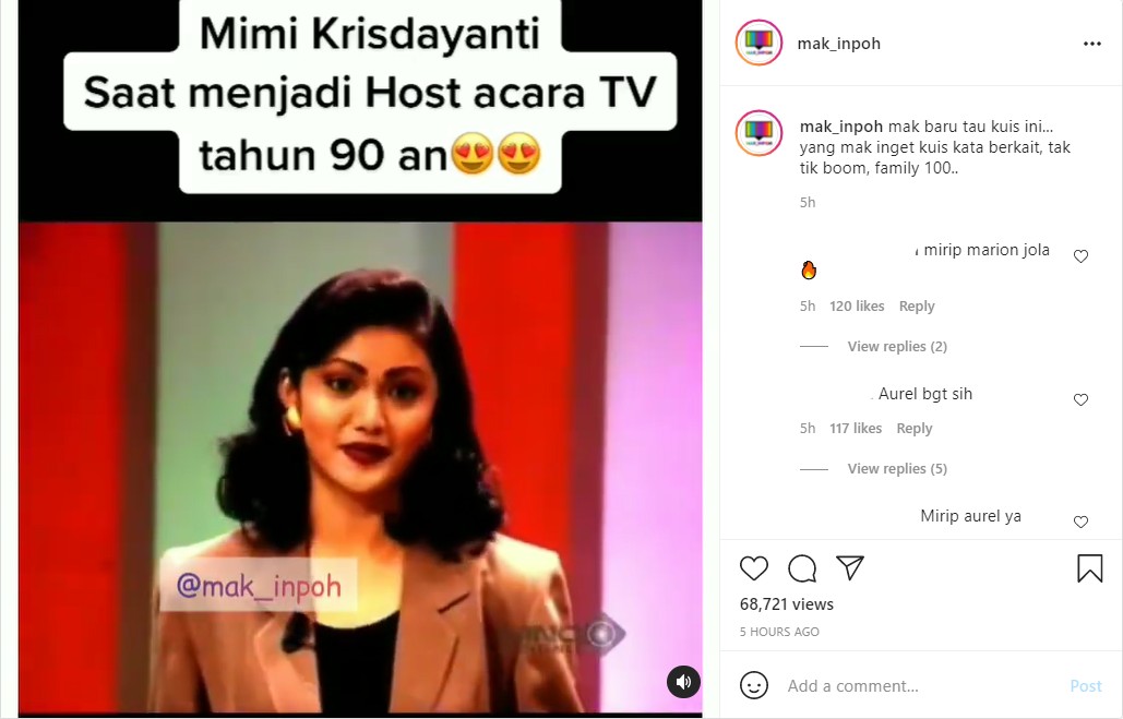 Video Jadul Krisdayanti Jadi Host di Tahun 90-an Viral, Disebut Mirip Marion Jola Hingga Rina Nose