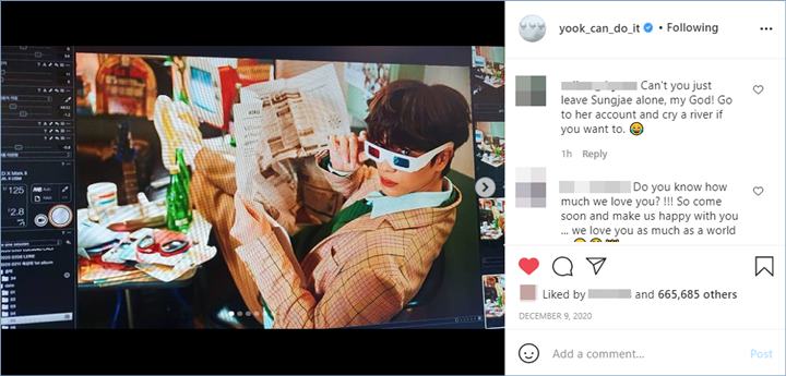 Unggahan terakhir Sungjae BTOB di Instagram dipenuhi komentar shipper dengan Joy Red Velvet