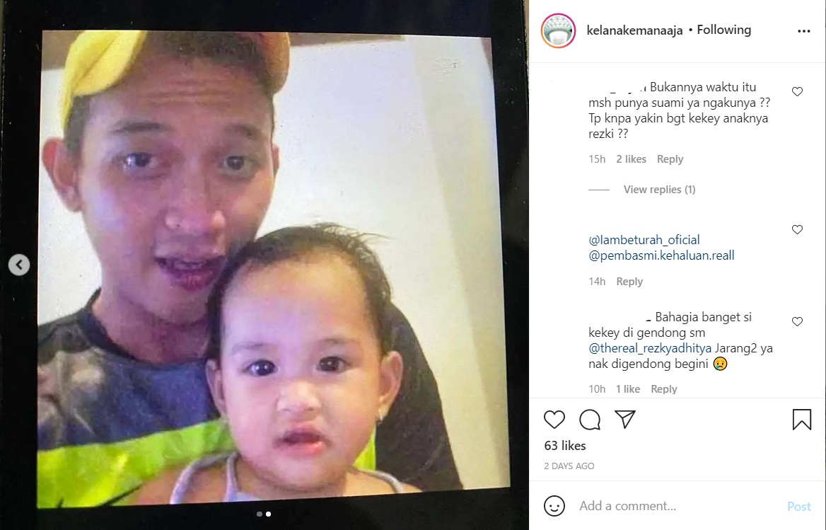 Muncul Foto Rezky Aditya Diduga Gendong Anak Wenny Ariani, Wajah Bahagia Kekey Jadi Sorotan