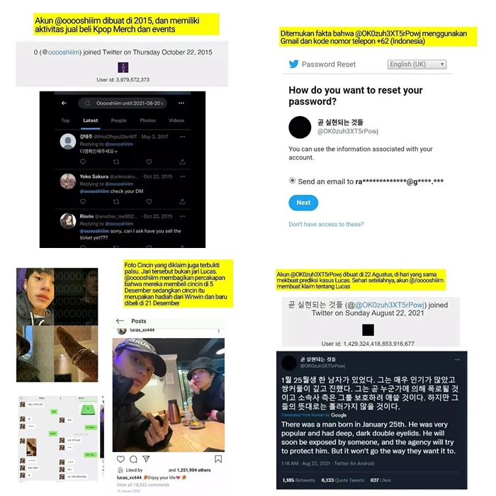 Fans Sewa Cyber Investigasi Pribadi, Pemilik Akun Penuduh Lucas NCT Pertama Diduga Asal Indonesia