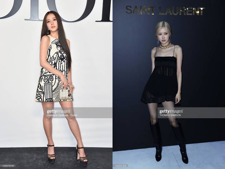 Penampilan Jisoo dan Rose BLACKPINK di Paris Fashion Week