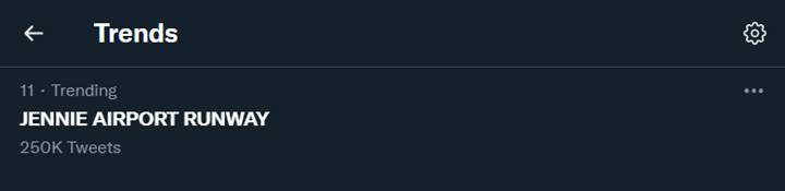 Jennie BLACKPINK jadi trending topic Twitter