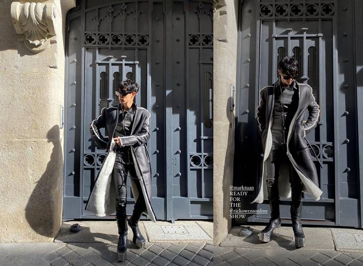 Mark Tuan GOT7 tampil dengan gaya nyentrik di Paris Fashion Week