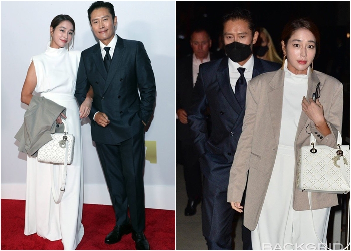 Momen Langka, Lee Byung Hun Gandeng Sang Istri Lee Min Jung di Pesta Oscar di LA