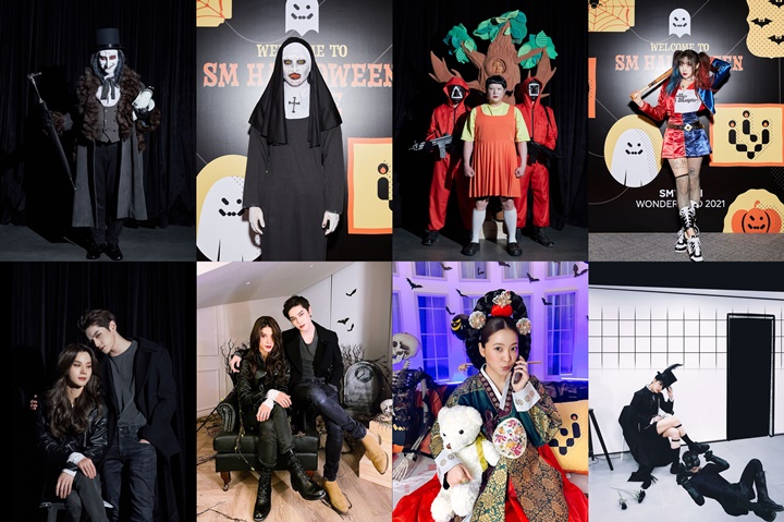 Para pemenang pesta Halloween SM Entertainment