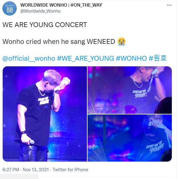 Wonho Eks Monsta X Nangis Hingga Pingsan Saat Konser, Begini Penjelasan dari Agensinya