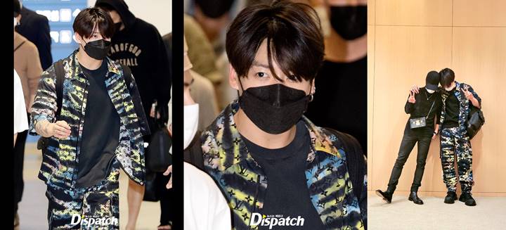 Penampilan Jungkook BTS untuk perjalanan ke Amerika Serikat menghadiri acara PBB