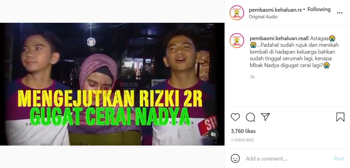 Rizki DA Tuai Hujatan Usai Ajukan Talak Cerai, Disebut Permainkan Pernikahan