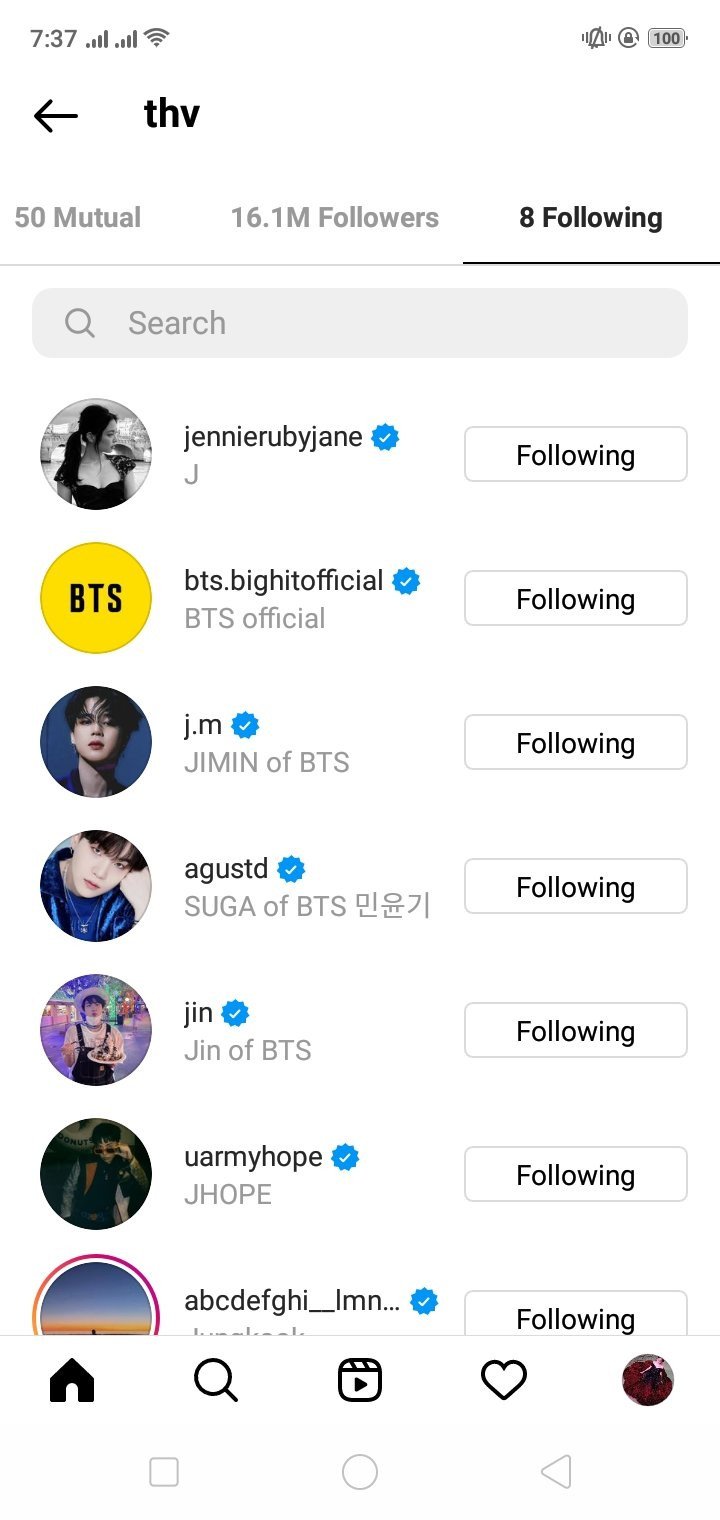Bikin Heboh Fans, V BTS Ketahuan Tak Sengaja Follow Instagram Jennie BLACKPINK