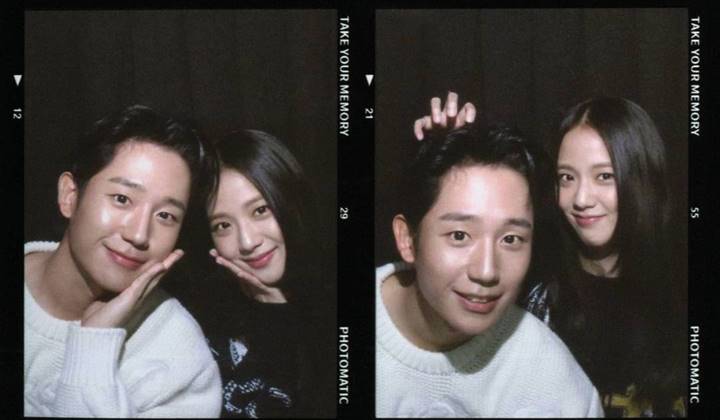 Foto: Kelewat Gemas, Jung Hae In Senyum-senyum Lihat Sikap Jisoo BLACKPINK di Promosi 'Snowdrop'