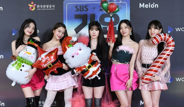 Foto: Tampil di Gayo Daejeon, Red Velvet Jadi Sorotan Usai Insiden 2019