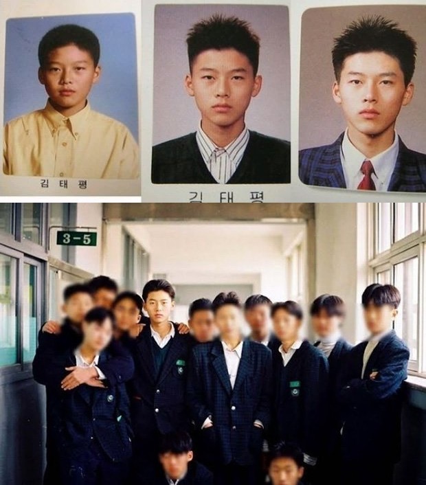 Potret Hyun Bin masa sekolah