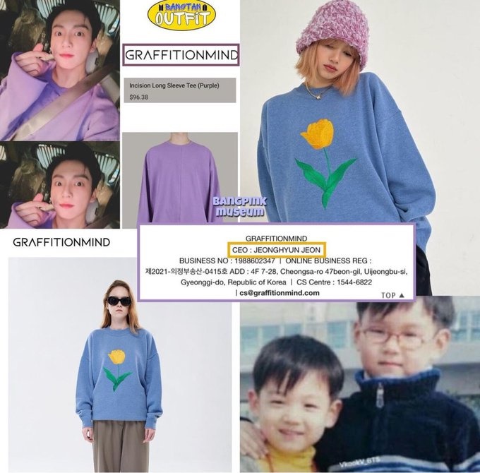 Lisa BLACKPINK mengenakan koleksi pakaian dari brand didirikan oleh kakak Jungkook BTS
