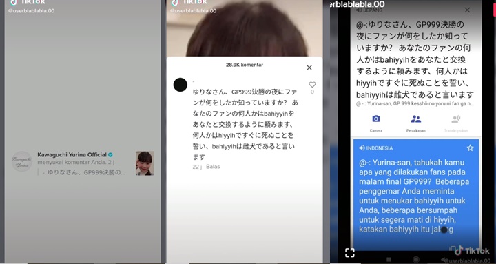 Kawaguchi Yurina eks peserta \'Girls Planet 999\' menyukai komentar yang menjelekkan Huening Bahiyyih Kep1er