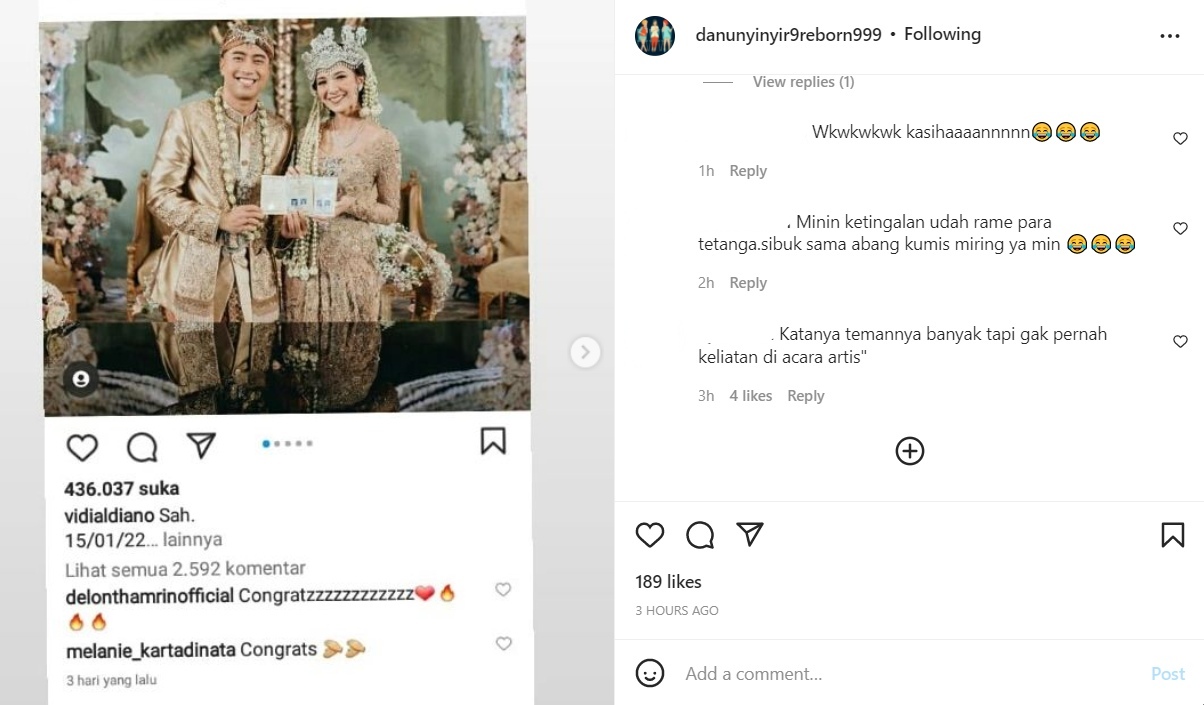 Syahrini Tuai Respons Nyinyir Usai Komentari Postingan Vidi Aldiano Nikah