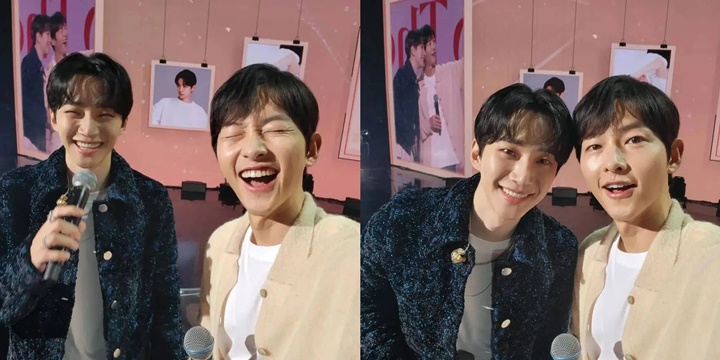 Potret Song Joong Ki dan Junho 2PM di jumpa penggemar