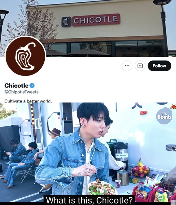 Gara-Gara Jungkook, Restoran Khas Meksiko Chipotle Rela Ubah Nama Hingga Header Twitter