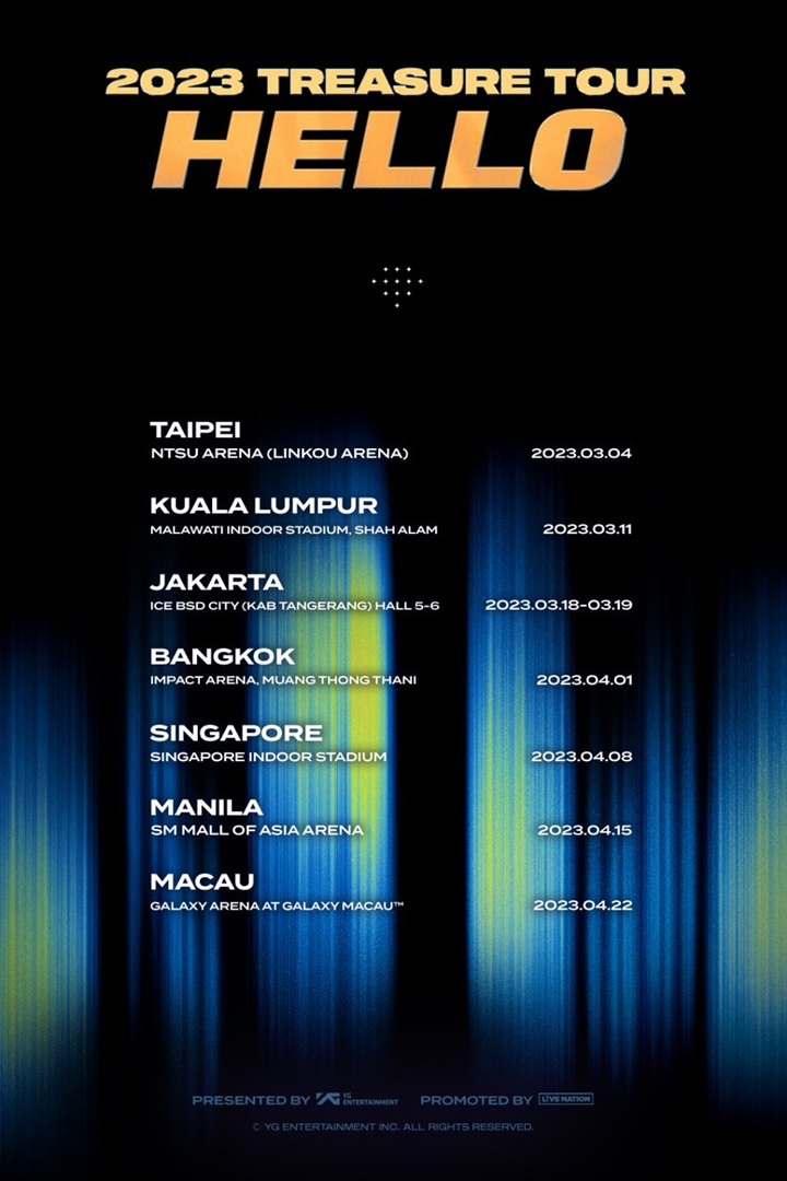 TREASURE Umumkan Daftar Tujuan Tur Konser Dunia, Jakarta Masuk!